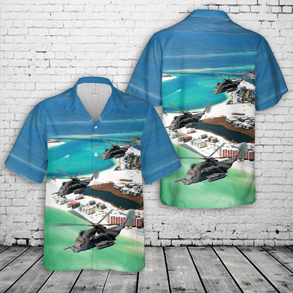 20th SOS MH-53 Pave Low over Hurlburt Field Hawaiian Shirt